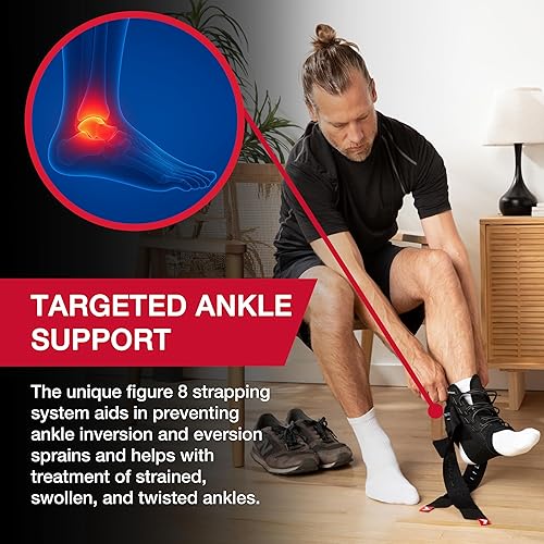 Miniatura 3 de MUELLER Sports Medicine The One Ankle Support Brace, alivio de la tendinitis de Aquiles para hombres y mujeres, negro, talla S