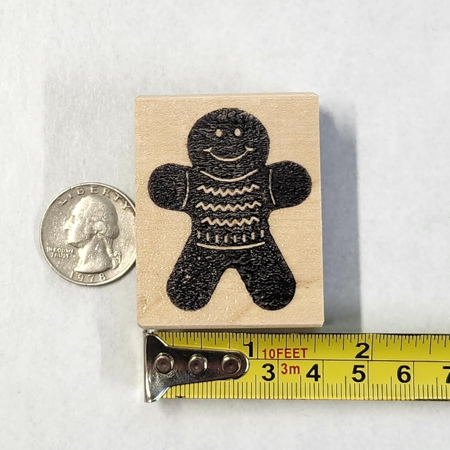 Gingerbread Rubber Stamps, Christmas Rubber Stamps