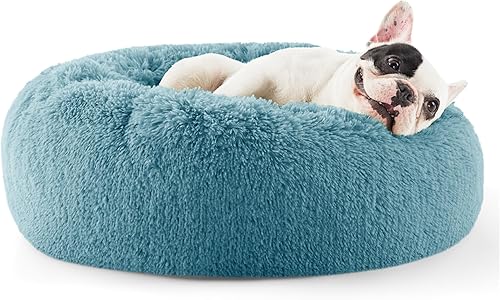 Miniatura 70 de Bedsure - Cama calmante para perros medianos, lavable, mediana, con forma de dona, antideslizante, afelpada, esponjosa, pelo sintético, para gato,