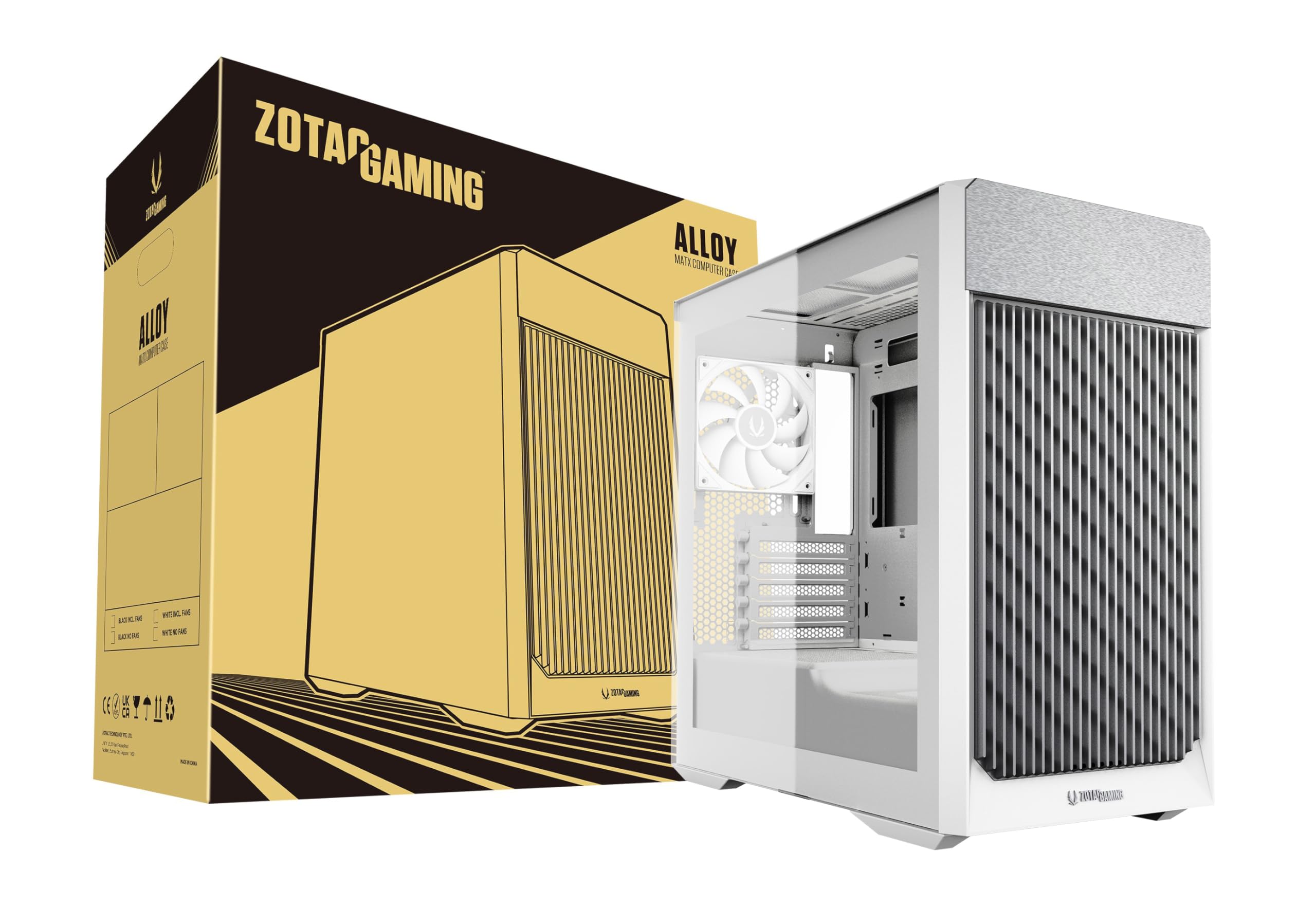 ZOTAC Gaming Alloy Computer Case - White| mATX Case| 360mm Radiator Support | 3 x 120mm ARGB Fans Pre-Installed | Upto 412mm GPU Clearance | 3.2 Gen 2 Type-C | Support Upto 10 Fans-picture-32