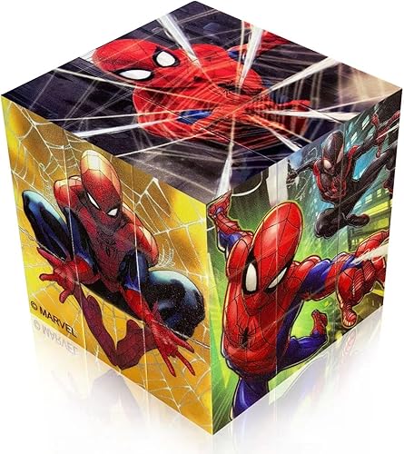 Disney Spider - Juguete para ansiedad 3D con forma de cubo de araña el mejor rompecabezas se vuelve más rápido y con más precisión para adultos y