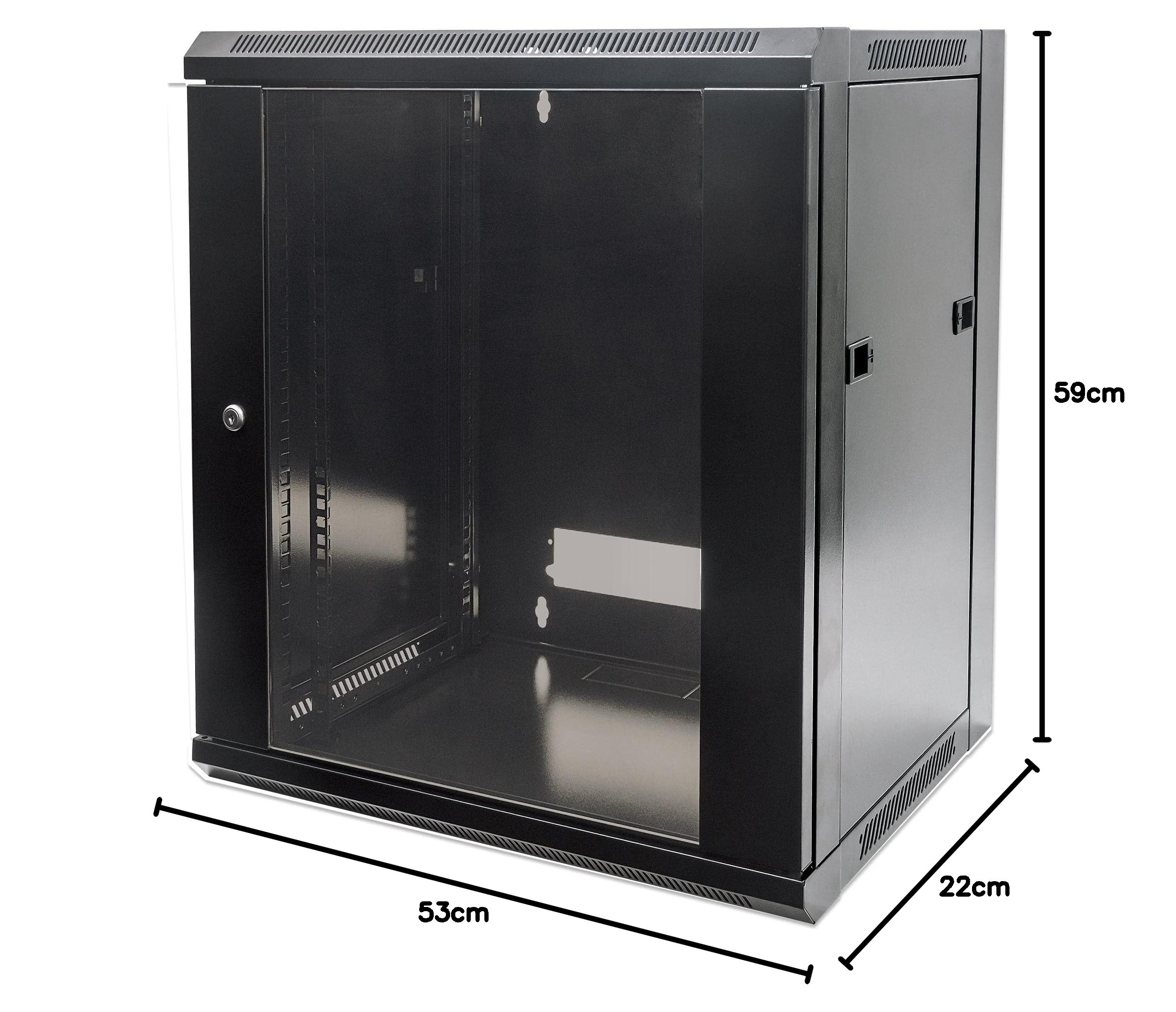 Intellinet 711791 Rack 9u Da Parete Nero (network Cabinet Wall Mount 9U- - [standard] 600mm Black Flatpack)