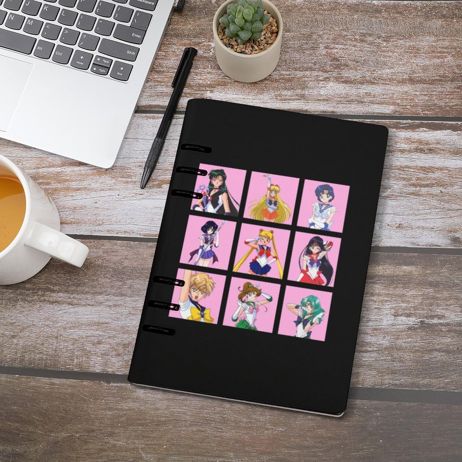 Amazon.co.jp: システム手帳 美少女戦士セーラームーン A5 6穴 ノート