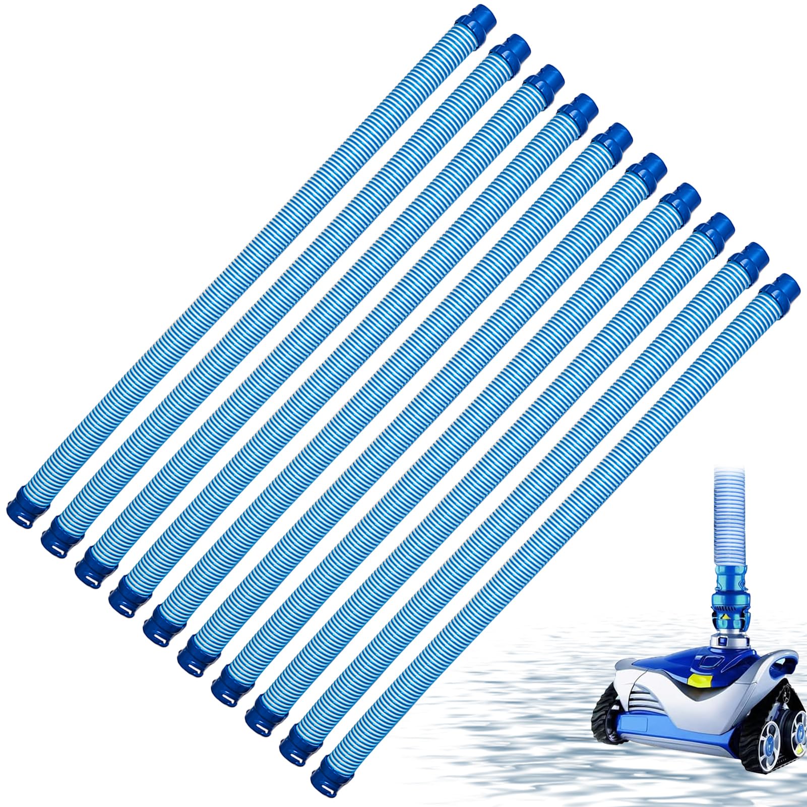 39" Pool Cleaner Hose for MX6 MX8 X7 T3 T5, 10 Pack R0527700 Twist Lock Replacement Pool Vacuum Hoses, Swimming Pool Cleaning Kit