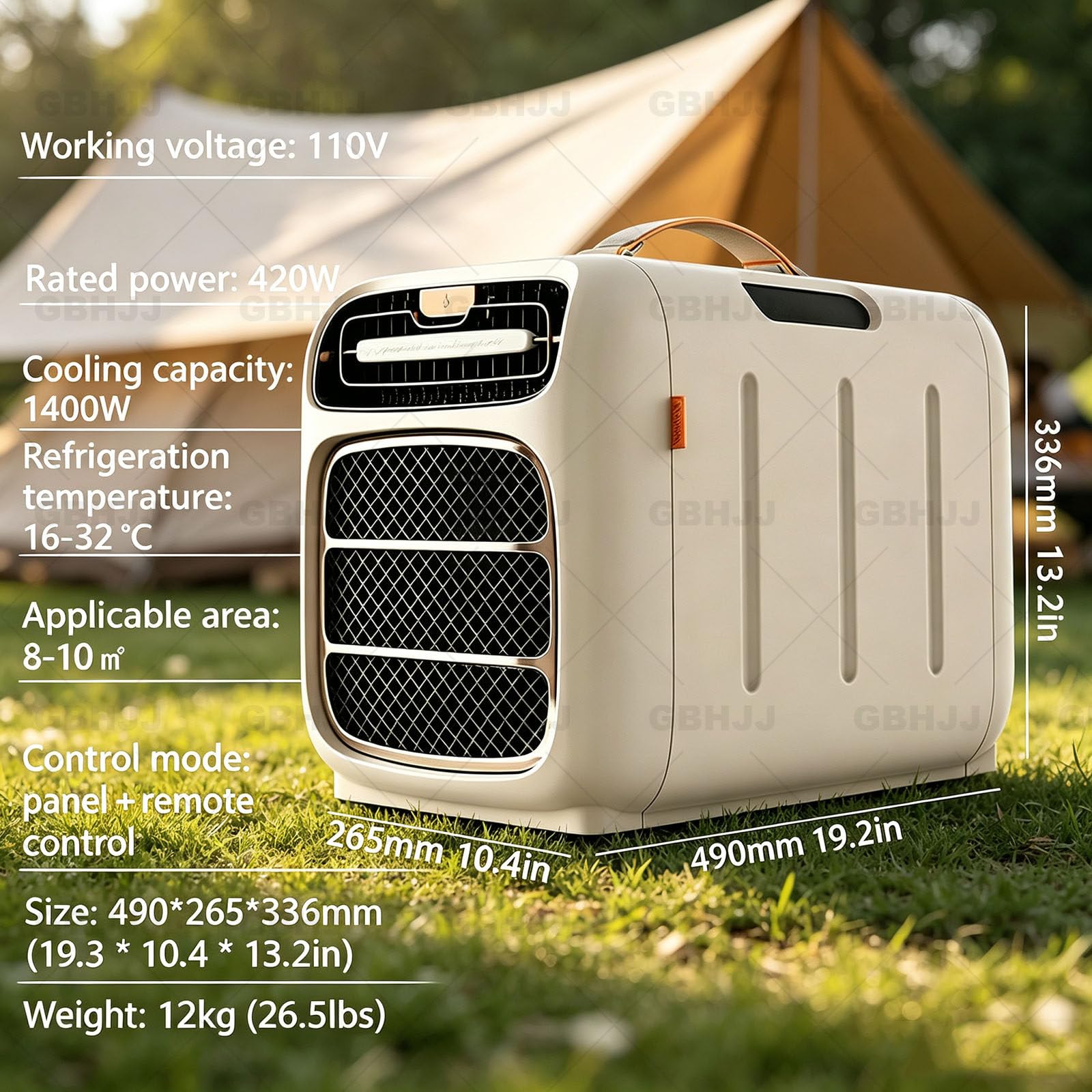 Condizionatori d'Aria Portatili da Viaggio, Condizionatori D’Aria Mobil Heatingandcooling+audiosystem