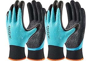 Double-Dipped Waterproof Gardening Work Gloves