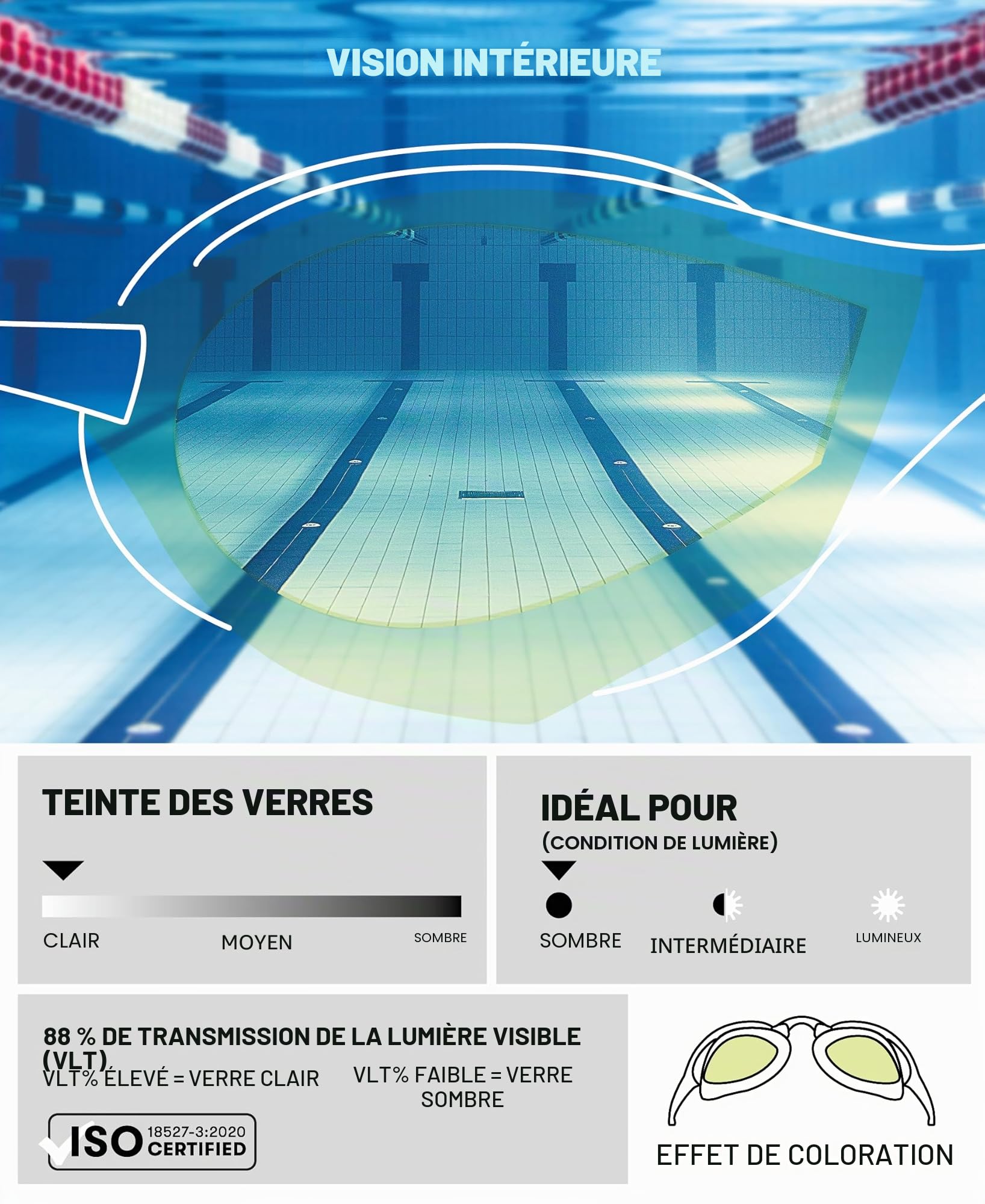 arena Cobra Core Swipe Mirror Lunettes De Plongée Homme (lot de 1)