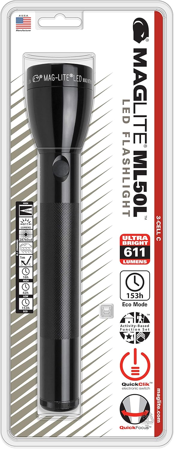 Tор Brаndѕ Maglite ML50L LED 3-Cell C Flashlight, Black