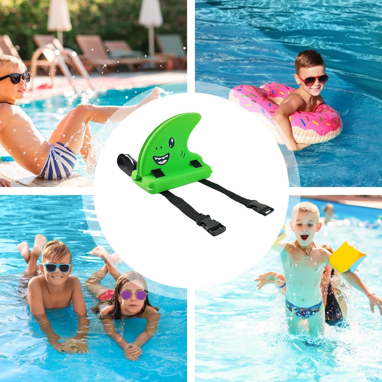 Pinne di squalo per il nuoto, galleggianti da nuoto per bambini | Galleggianti per piscina al per bambini,Galleggianti per il con cinghie, galleggianti per l'allenamento del per migl