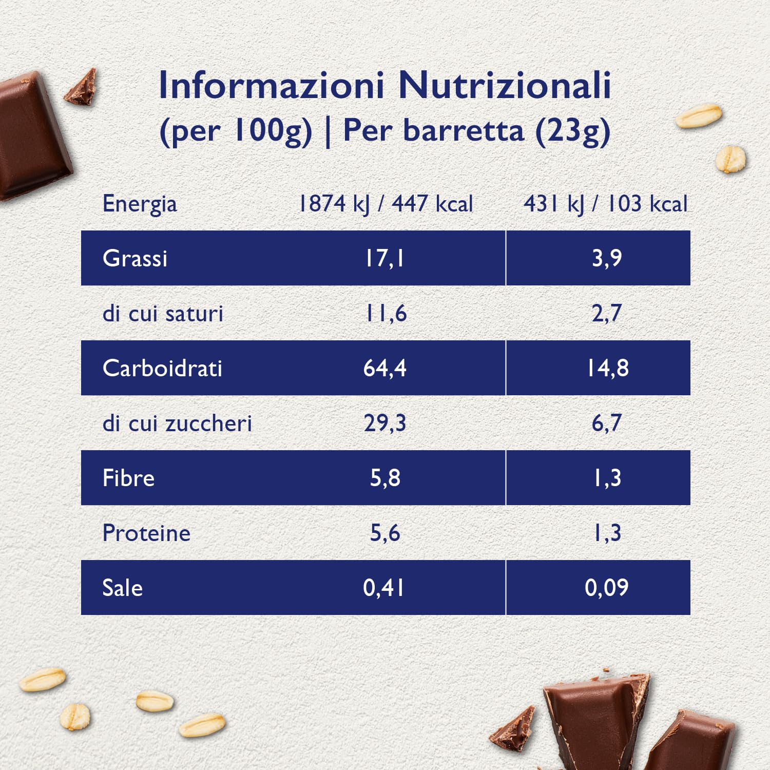 CORNY Original | 60 Barrette ai Cereali con Cioccolato Fondente, 10 Confezioni da 6 Barrette x 23 g, Senza Olio di Palma, Senza Conservanti, Cacao Certificato Rainforest Alliance