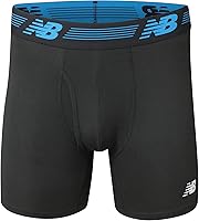 Vista 2 de New Balance - Bóxer para hombre, 6 pulgadas, parte delantera con bolsa, 3