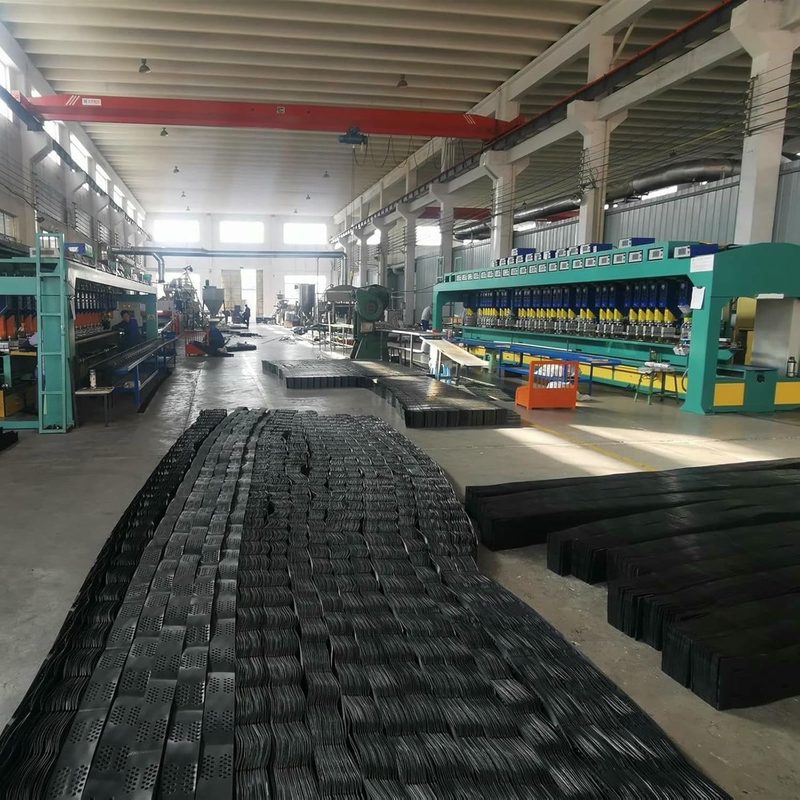 Stabilizator siatki do żwiru, chodników, 5 cm, do żwiru, cementu, piasku, do ogrodu, podstawy szopy, podjazdu i tarasów, obciążenie 3000 kg (1 m x 1 m / 3.3 X3ft)