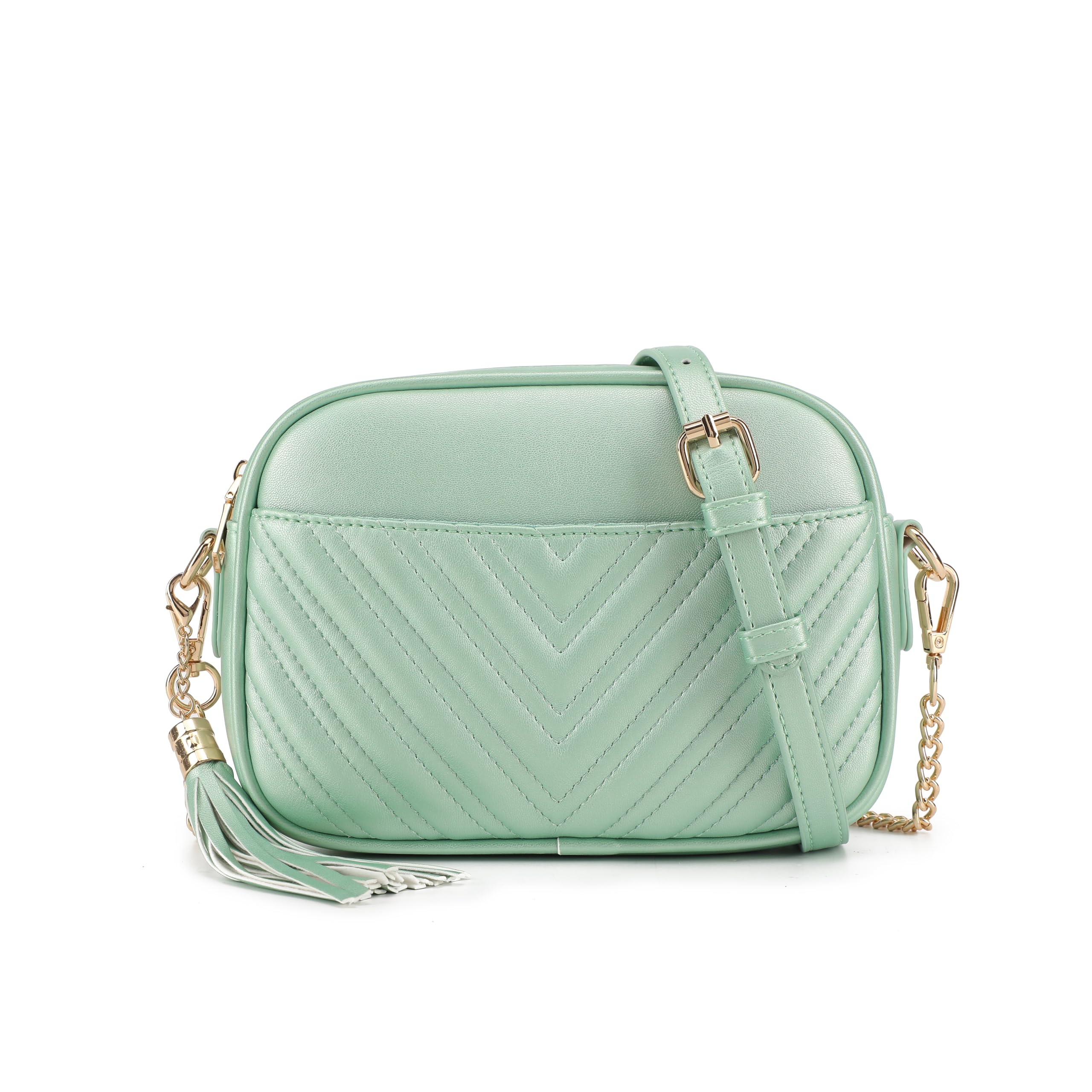lola maeQuilted Crossbody Bag, Trendy Design Shoulder Purse
