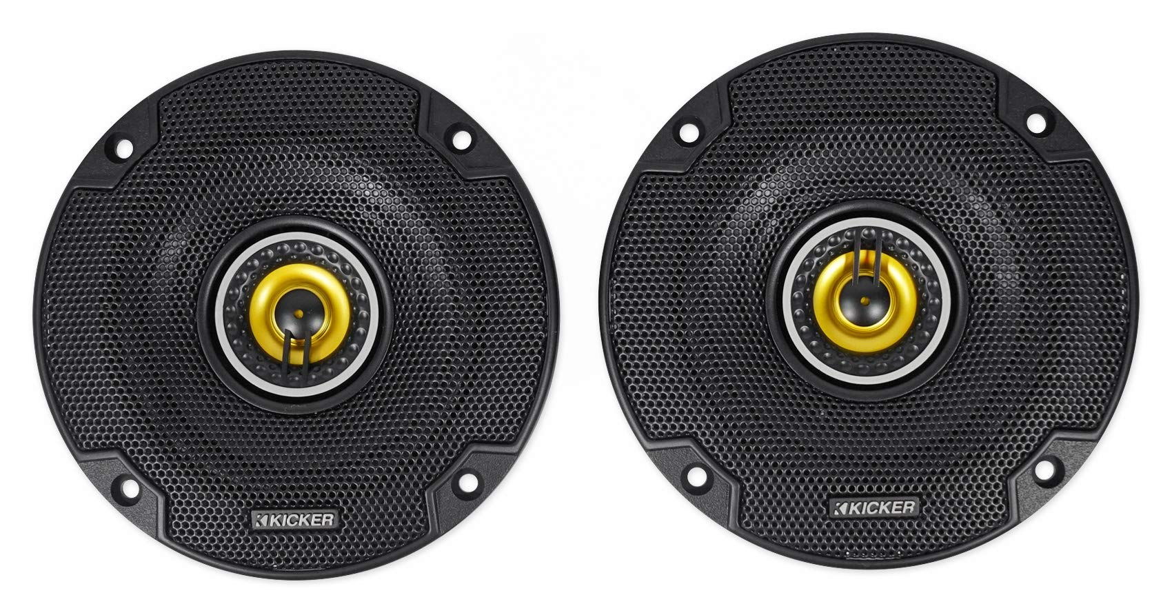 Amazon.co.jp: KICKER (4) 46CSC44 4インチ 300ワット 4オーム 2ウェイ