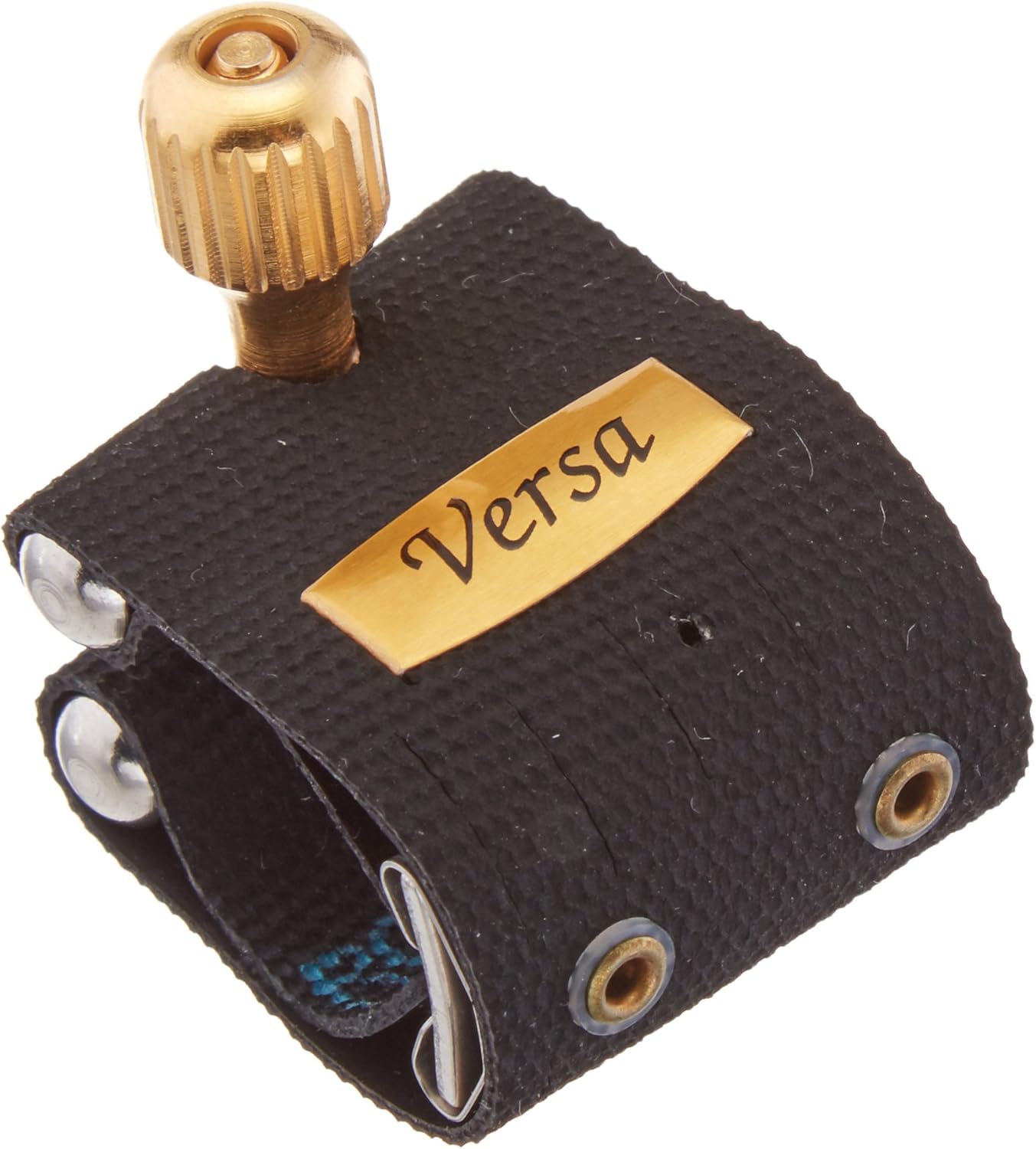 Rovner Ligature & Plastic Cap for Sopranino Standard Saxophone - Versa Ligature for Hard Rubber Mouthpiece (V-1RXS)