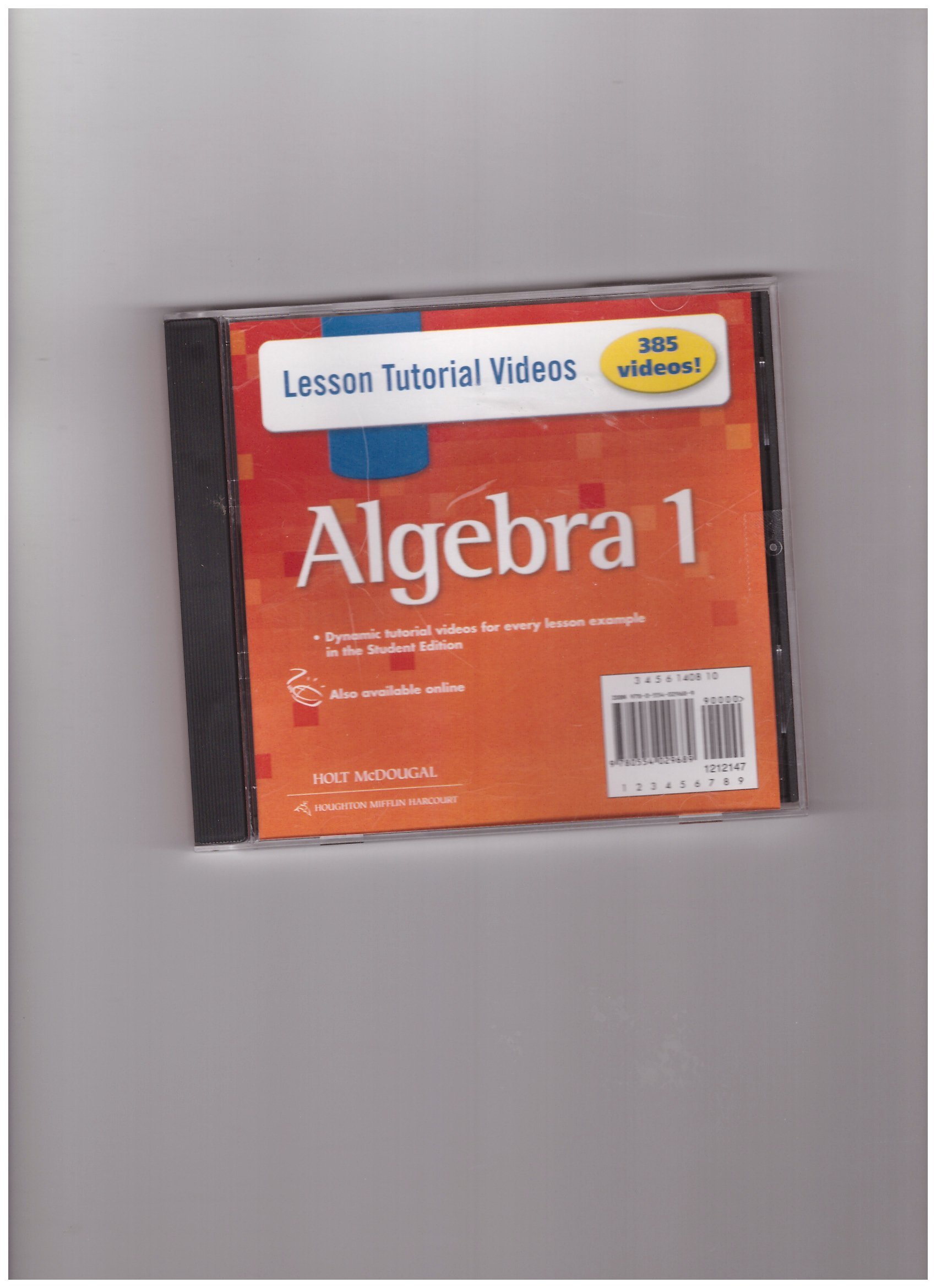 Algebra 1, Grades 9-12 Lesson Tutorial Videos: Holt Mcdougal Algebra 1