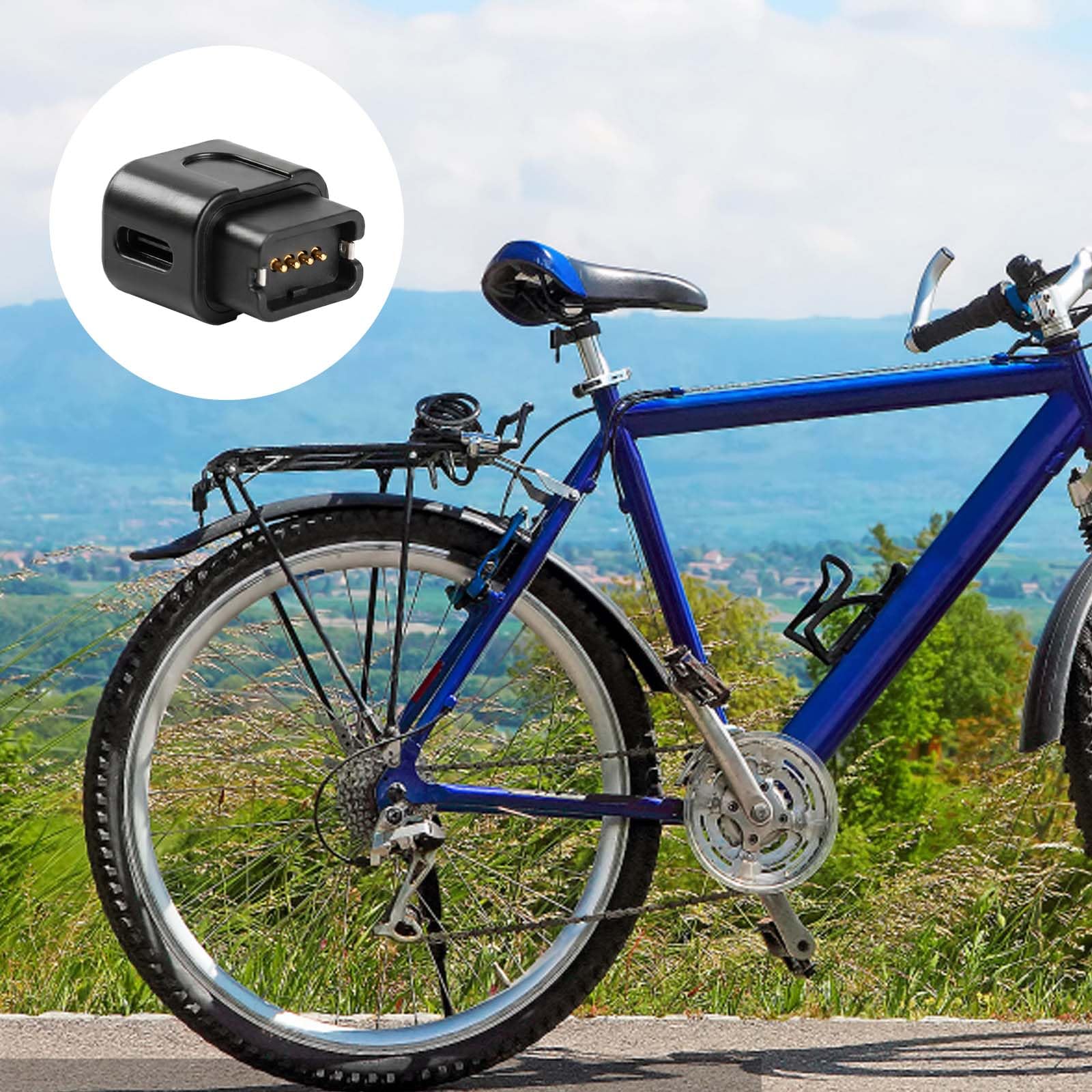 Adaptador USB-C para Cambio Trasero Electrónico - Cable Velo Type-C 4 Pines Adaptador de Carga Compacto para Sistema Electrónico de 12 Velocidades R9270 R9250 R8170 R8150 R7170 RX825