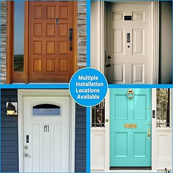 Blink Doorbell Mount, Anti-Theft Blink Video Doorbell Door Mount Bracket No Drilling, Not Block Motion Sensor Easy Install Fit Camera