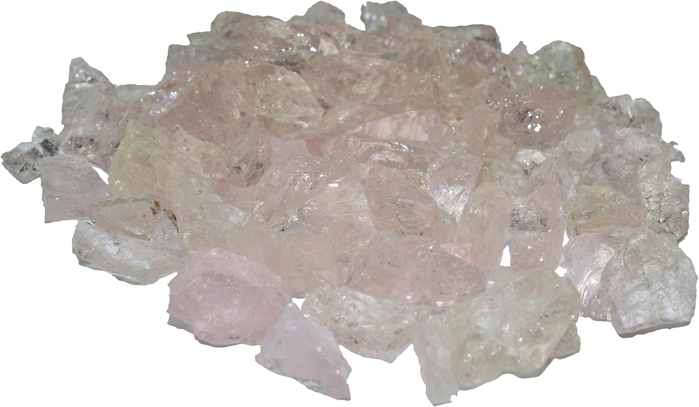 Morganite Beryl natural rough & transparent gemstones lot 101.6 grams