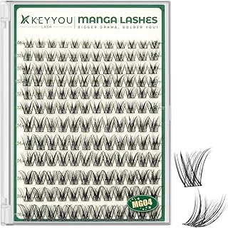 KEYYOU - Racimos de pestañas de manga de 0.31...