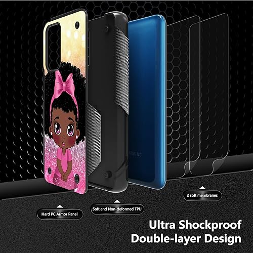 Miniatura 16 de Funda para Samsung Galaxy A23 Galaxy A13 4G/5G, Galaxy A04, Galaxy A04S, Galaxy A32 5G, con 2 protectores de pantalla, funda protectora híbrida