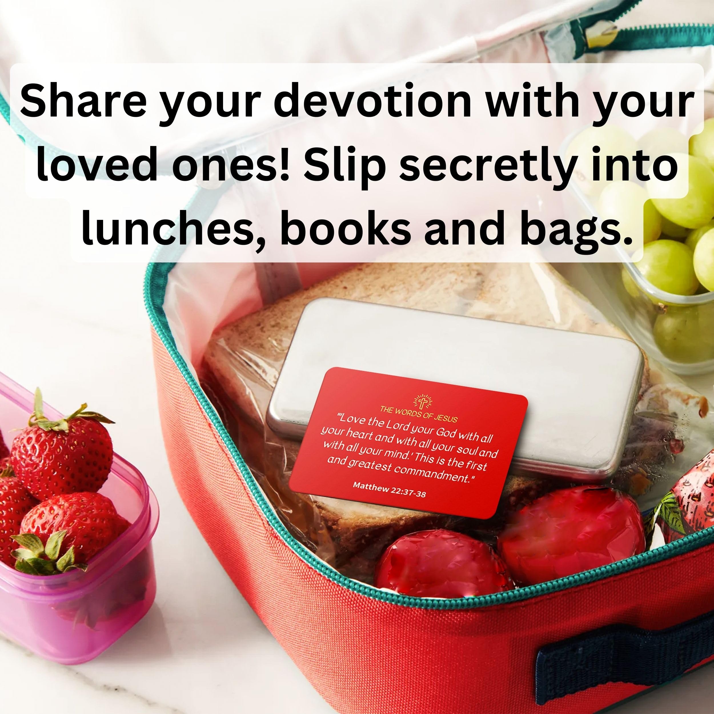 The Words Of Jesus - 110 Christian Bible Verse Cards - Gold Foil Scripture Cards With Bible Verses Of Jesus Christ (NIV) - Image 4