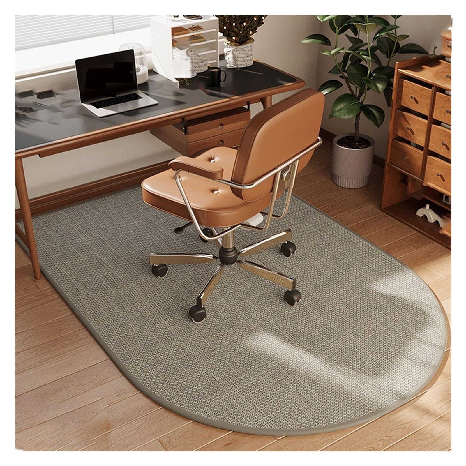 Tapis de protection de sol pour chaise de bureau anti-bruit pour sols durs