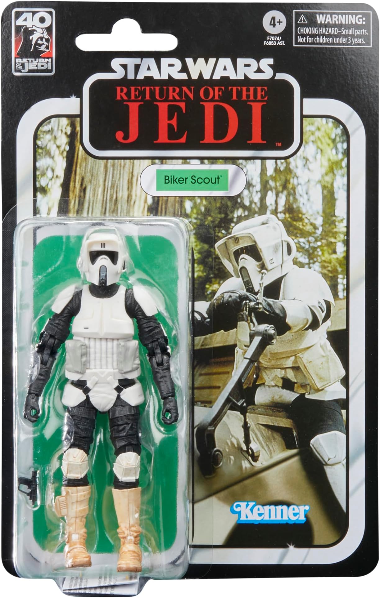 Hasbro The Black Series Biker Scout, : Return of Jedi 6-Inch Action Figures, F7074, Multicolor