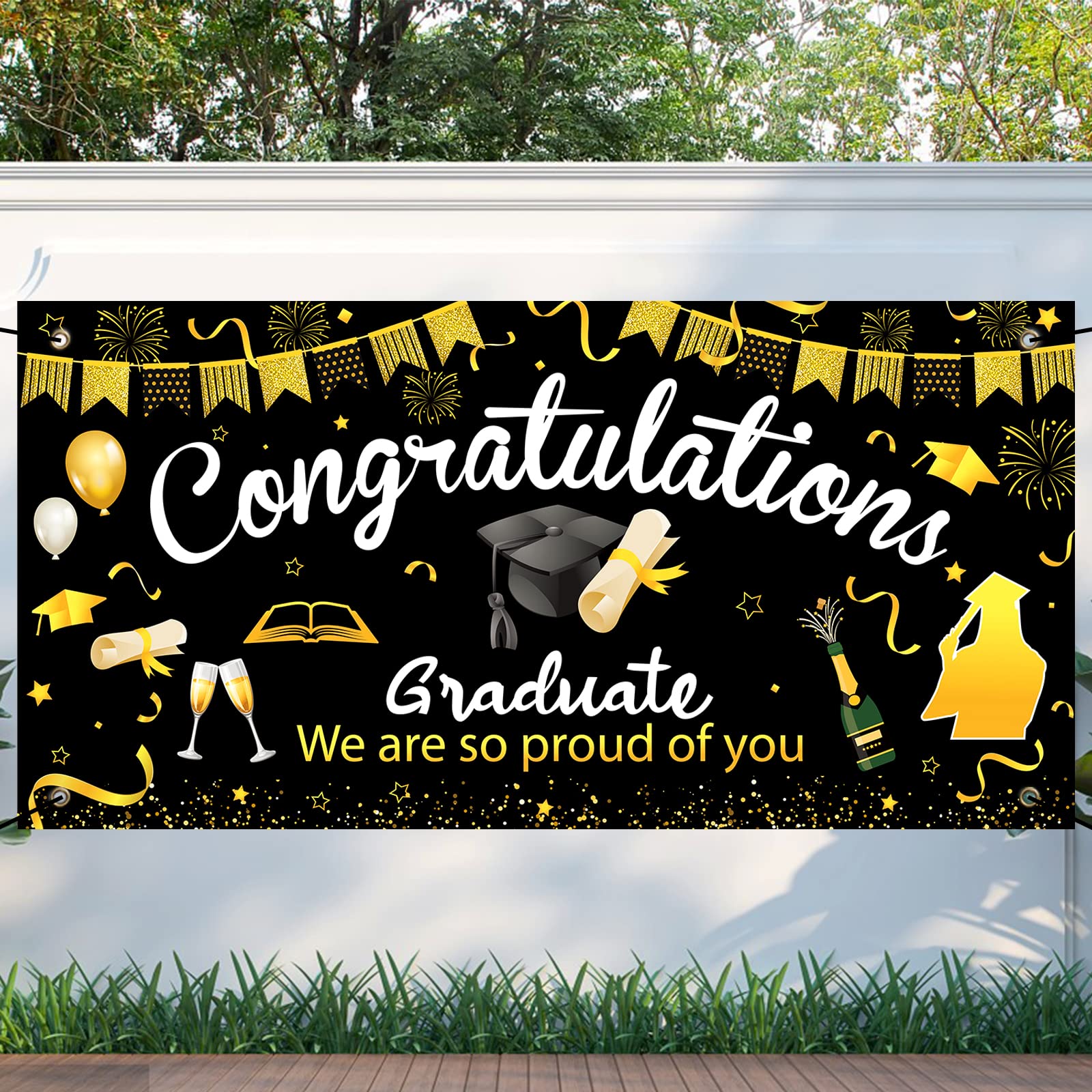 Buy Graduation Party Decorations,2022 Graduation Backdrop Banner Party