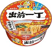 日清食品 出前一丁どんぶり 昔ながらのしょうゆ味 中華そば [ごま油練り込みもっちり麺] カップ麺 84g ×12個