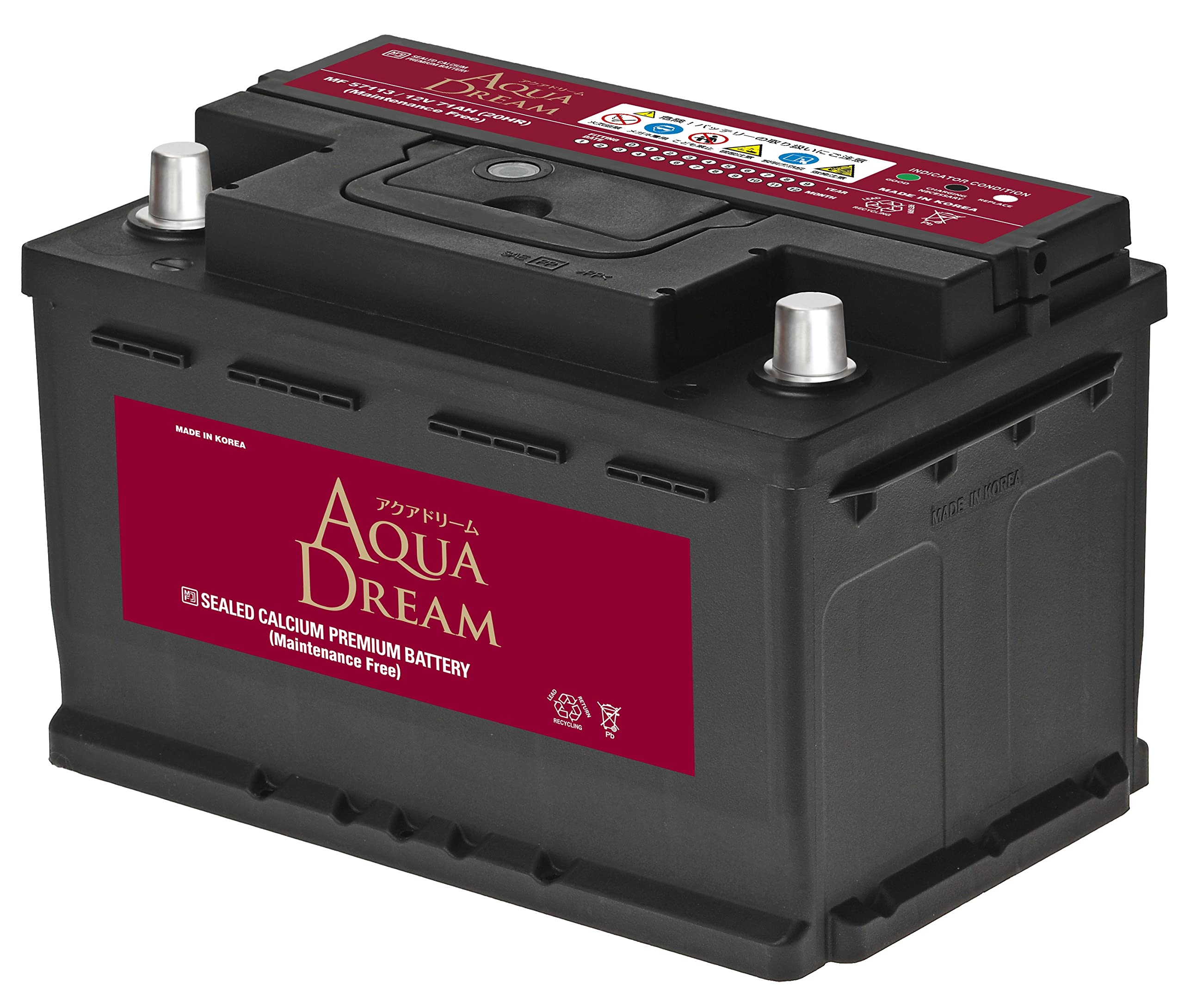 Amazon.co.jp: AQUA DREAM 欧州車 EN規格対応バッテリー MF 57113