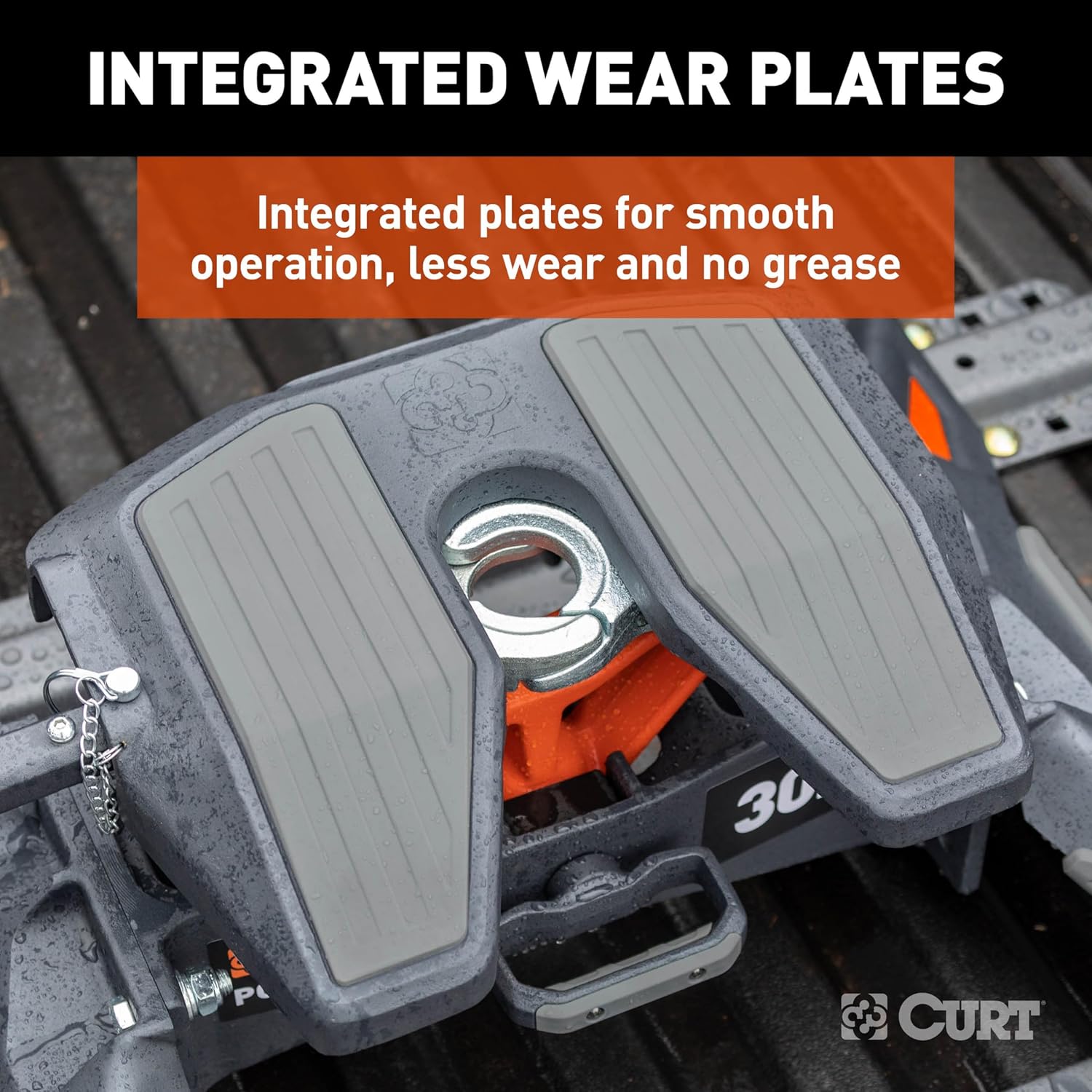 CURT 16320 PowerRide 30K 5th Wheel Hitch, 30,000 lbs