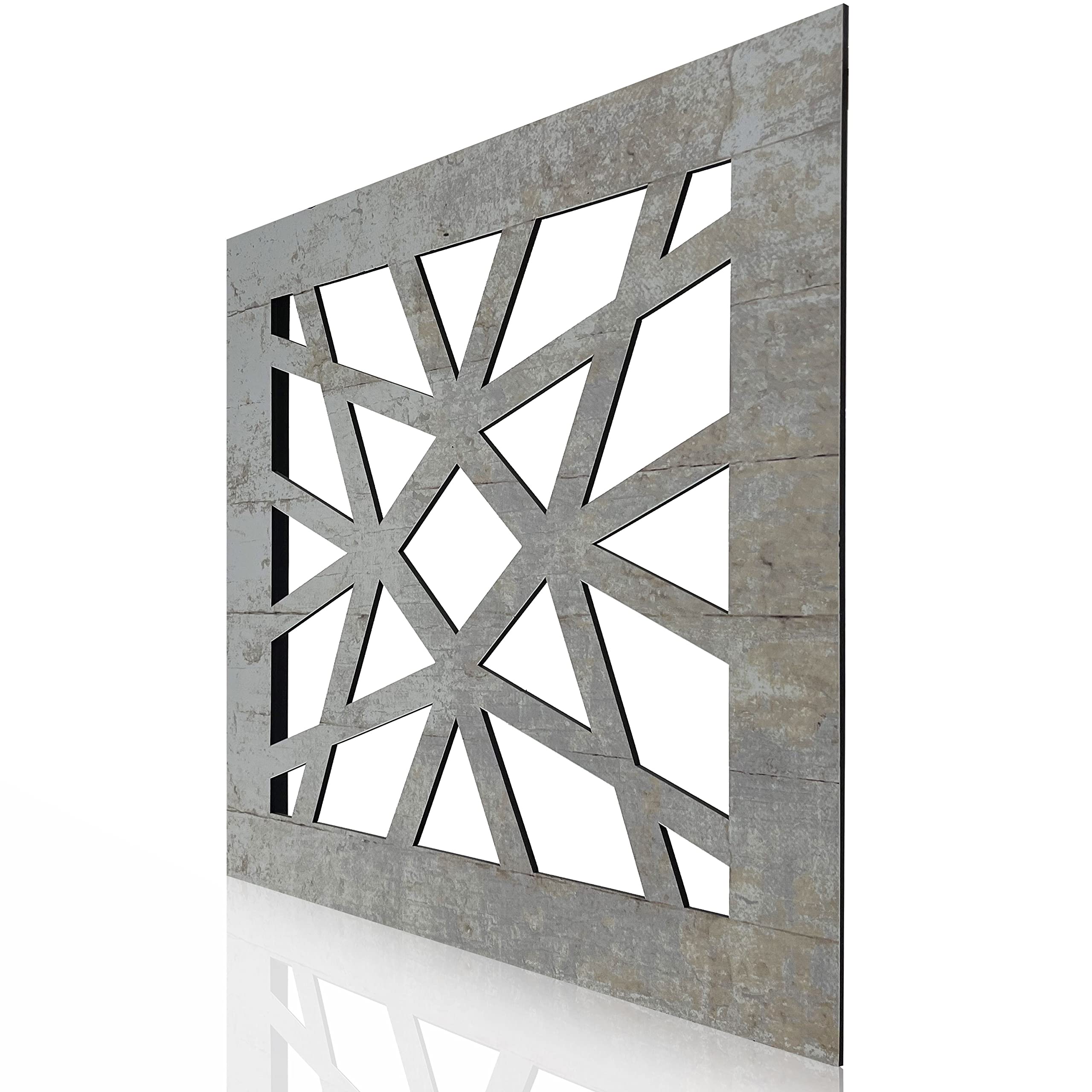 Cuadro Calada decorativo para pared, artesanal modelo STELLA (60x60cm)