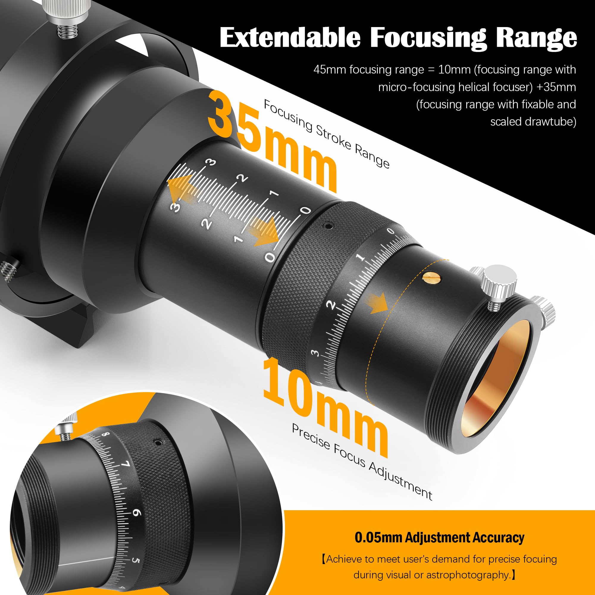 Amazon.com : Astromania Guide Scope 60mm FMC Compact Finder Guide