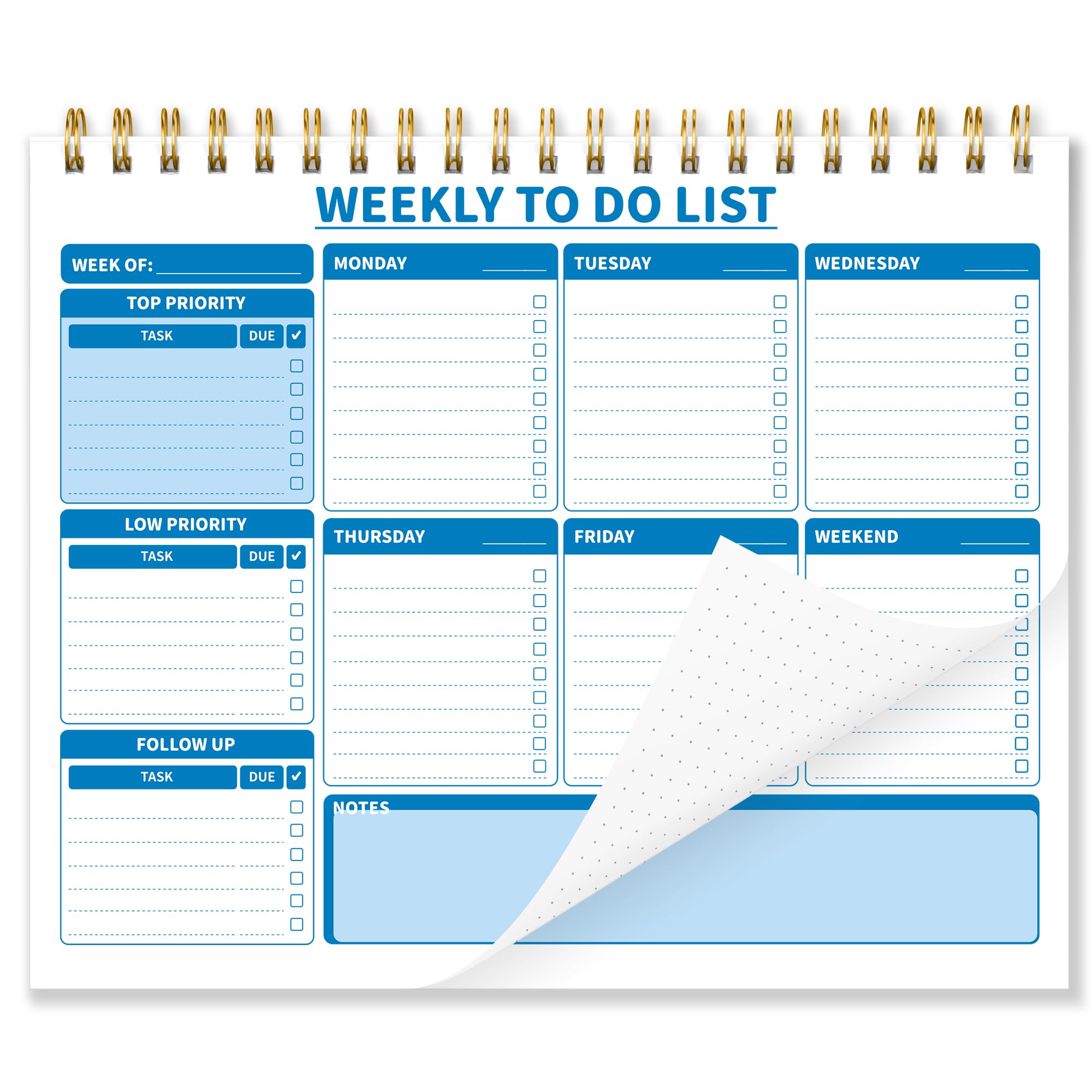 Cute Weekly Calendar For School