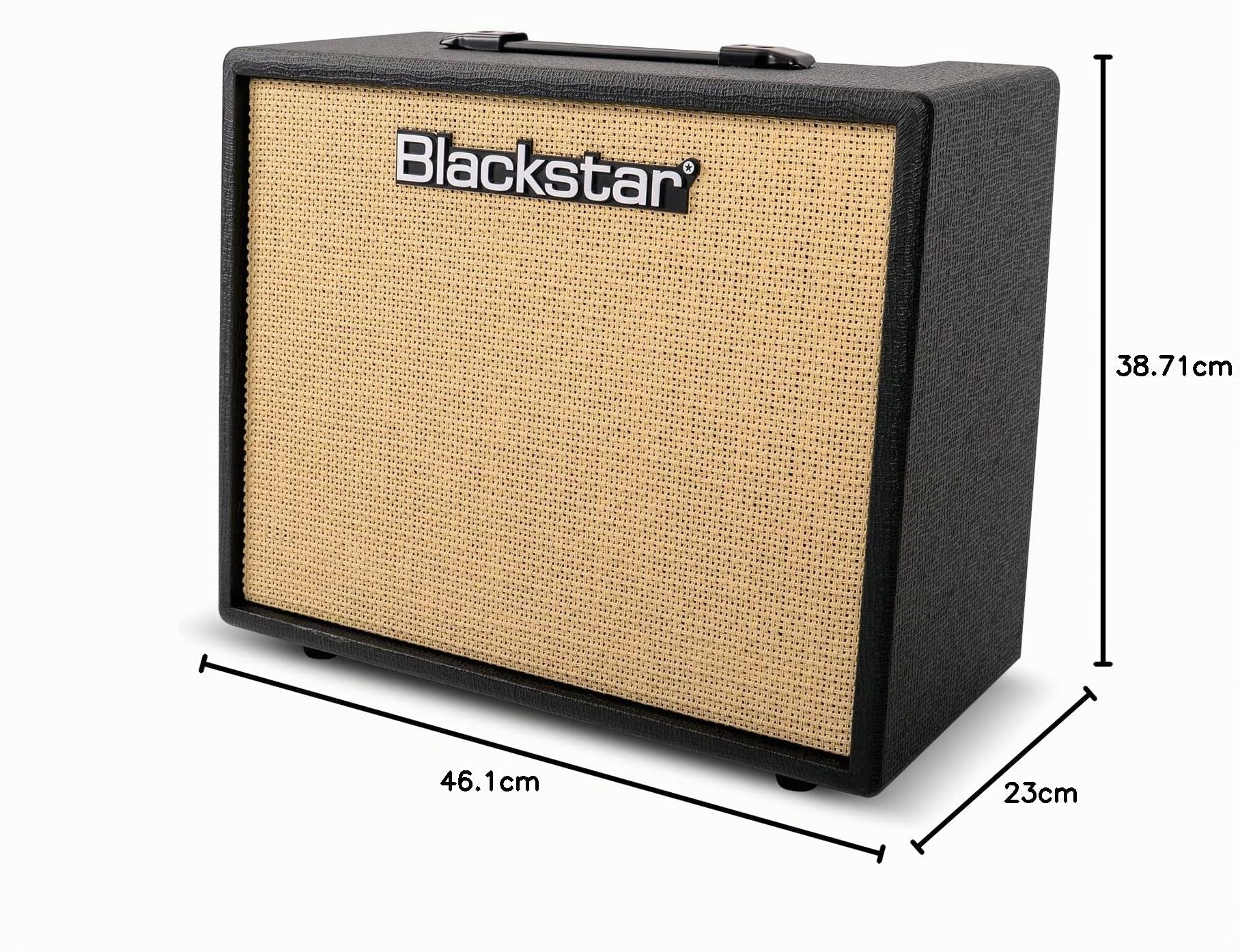 Blackstar Debut 50R Gitarrenverstärker Combo Schwarz, 50 Watt E-Gitarren Verstärker mit Reverb, ISF Klangregelung, Leistungsreduzierung, Speaker Emulated Line-Out, 3 Kanäle Clean & Overdrive