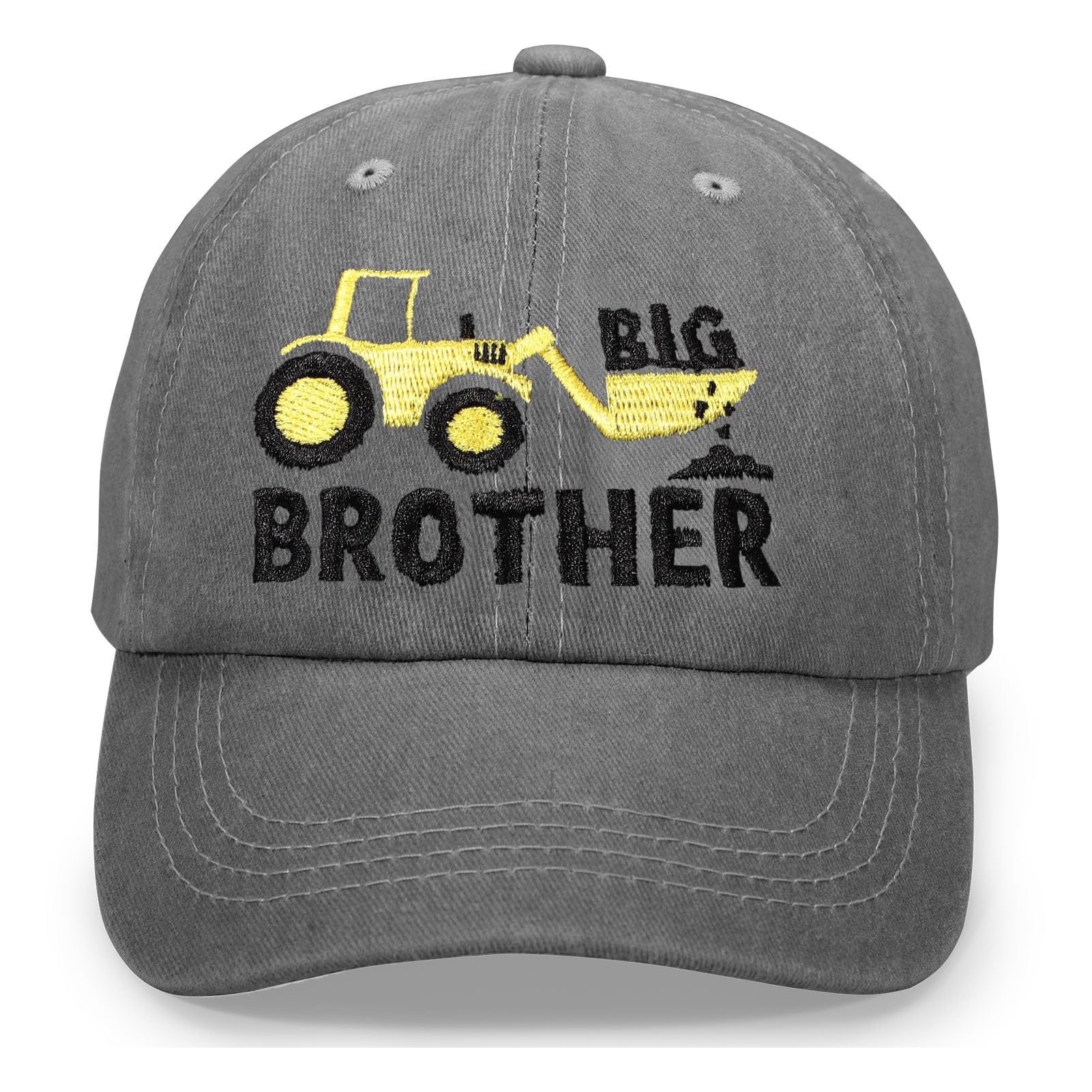 Cute Embroidered Baseball Caps for Kids - Adjustable Washed Distressed Vintage Cowboy Sun Hat for Boys & Girls Ages 3-8