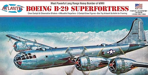 Miniatura 1 de Atlantis B-29 Superfortress Plastic Model kit Made in the USA 1:120 Escala WWII Bomber