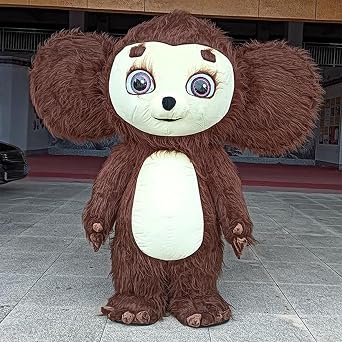 Inflatable Giant Costume 6.5 FT Full-Body Adult Halloween Costume, Funny Gorilla Suit for Parties, Cosplay, and Events Santa Monkey