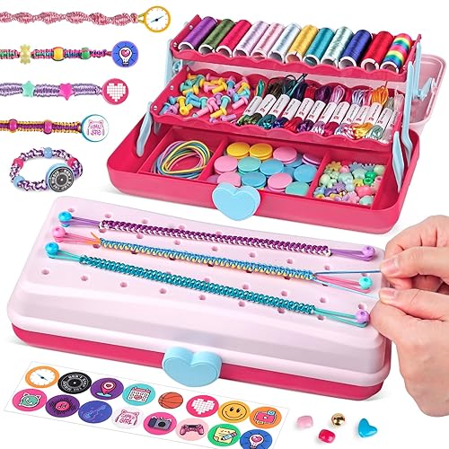 TingingYuli Friendship Bracelet Making Kit for Girls 8-12, DIY String