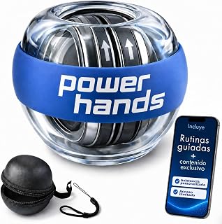 Gyro Ball – Giroscopio de Mano para Recuperación, Fortalecimiento y Ejercicios de Muñeca y Antebrazo – Pelota de Rehabilitación y Entrenamiento Deportivo - Hand Grip