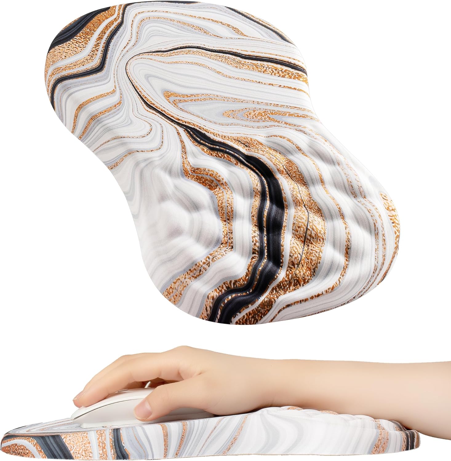 Kasapti Ergonomic Mouse Pad with Wrist Support for Carpal