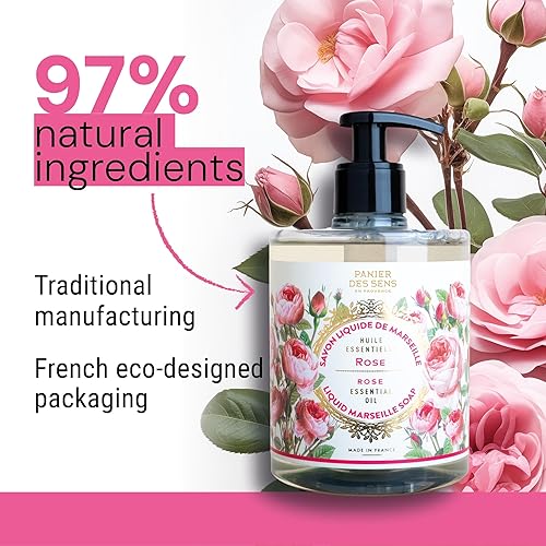 Miniatura 27 de Panier des Sens - Jabón líquido de manos - Jabón de manos con almendras - Jabón de manos hidratante francés de Marsella con aceite de coco - Cocina