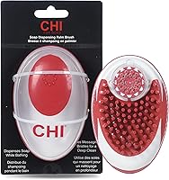 CHI for Dogs Soap Dispensing Palm Brush - Shampoo Dispenser Grooming Tool for Easy Bathing, Massaging & Deep Cleaning All Coat Types