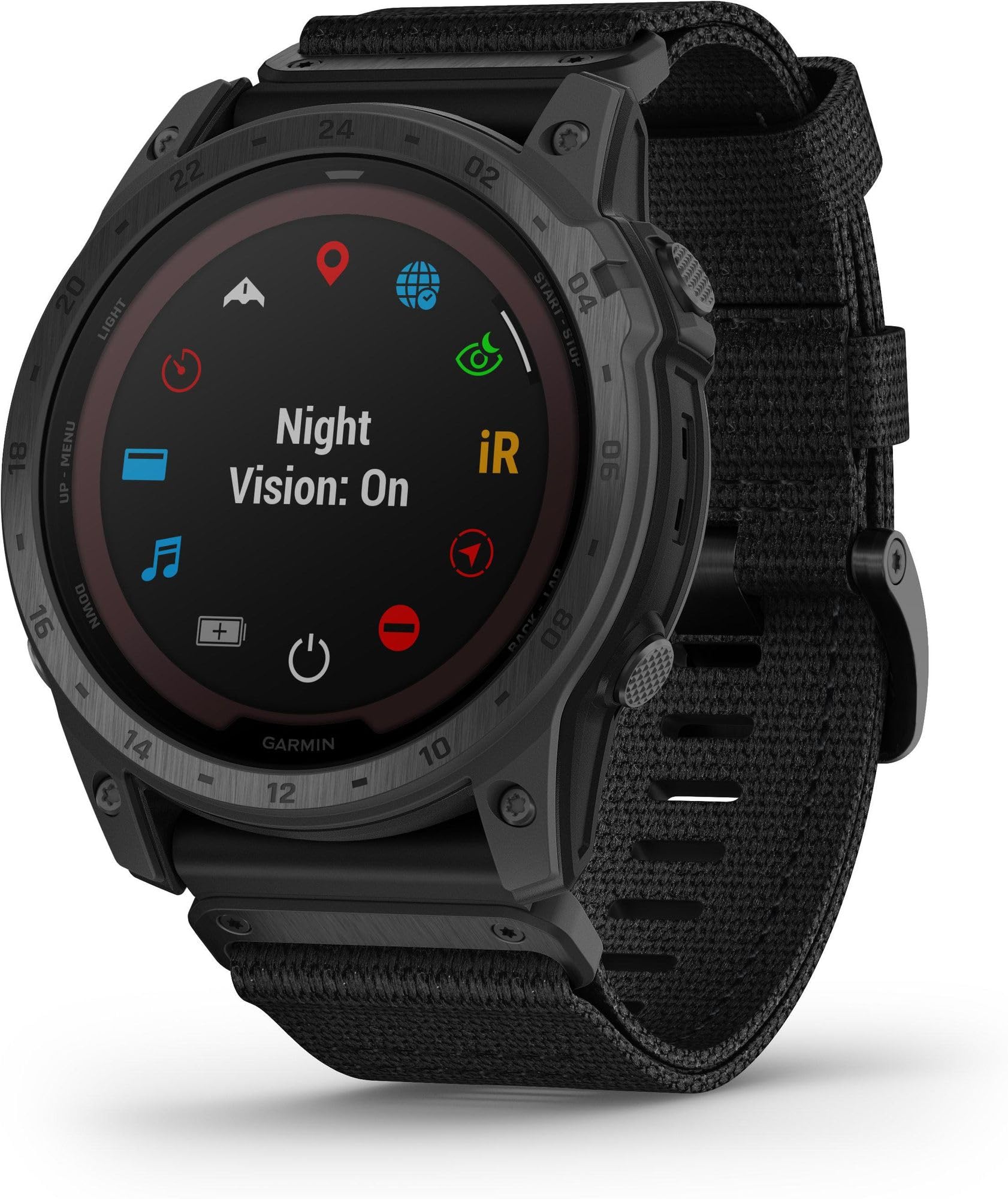 Garmin - 010-02704-11 - tactix 7 - Profi-Edition - Taktische Premium-GPS-Smartwatch mit Nylonarmband - Solar