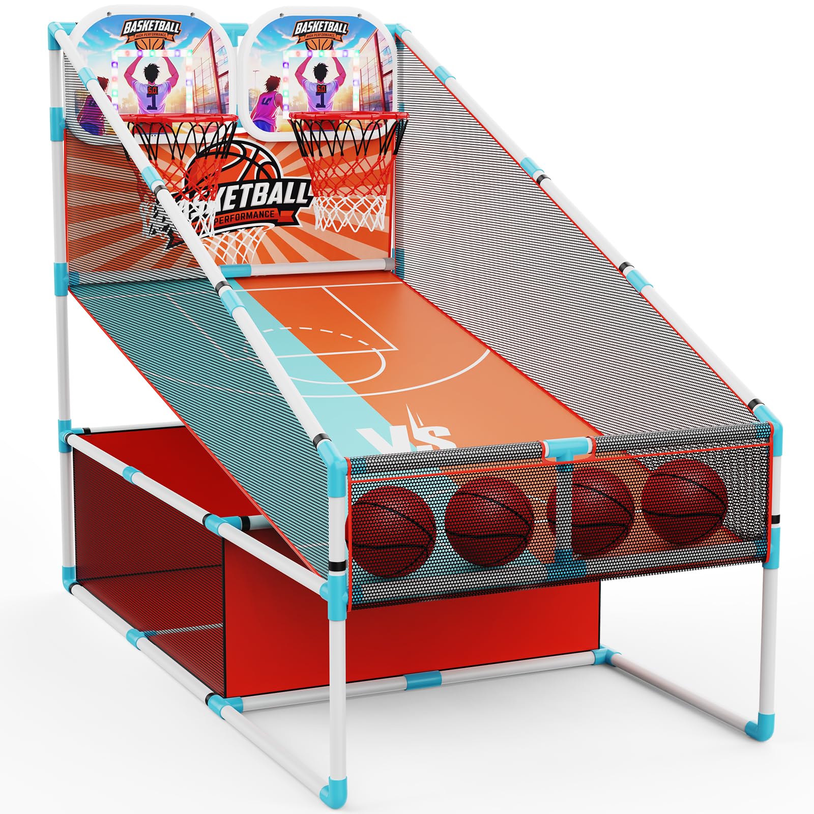 Amazon.com: 2-Player Arcade Basketball Game Set,Upgraded Indoor