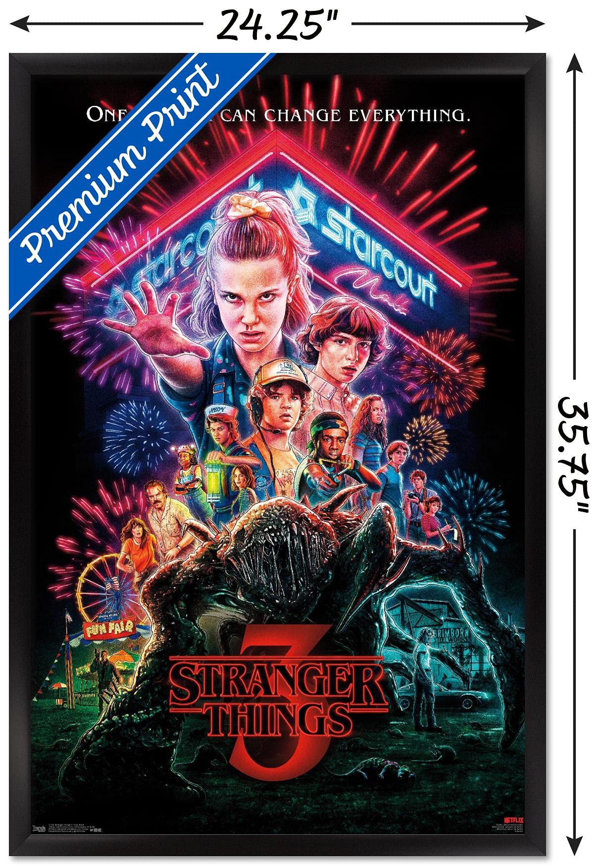 Amazon.co.jp: Trends International Stranger Things 3 - 1シート