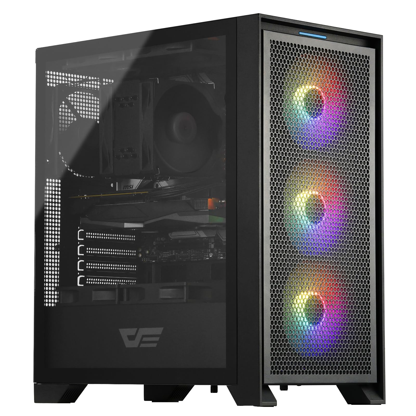 Amazon.co.jp: darkFlash ATX コンピューター PC ケース、3 x