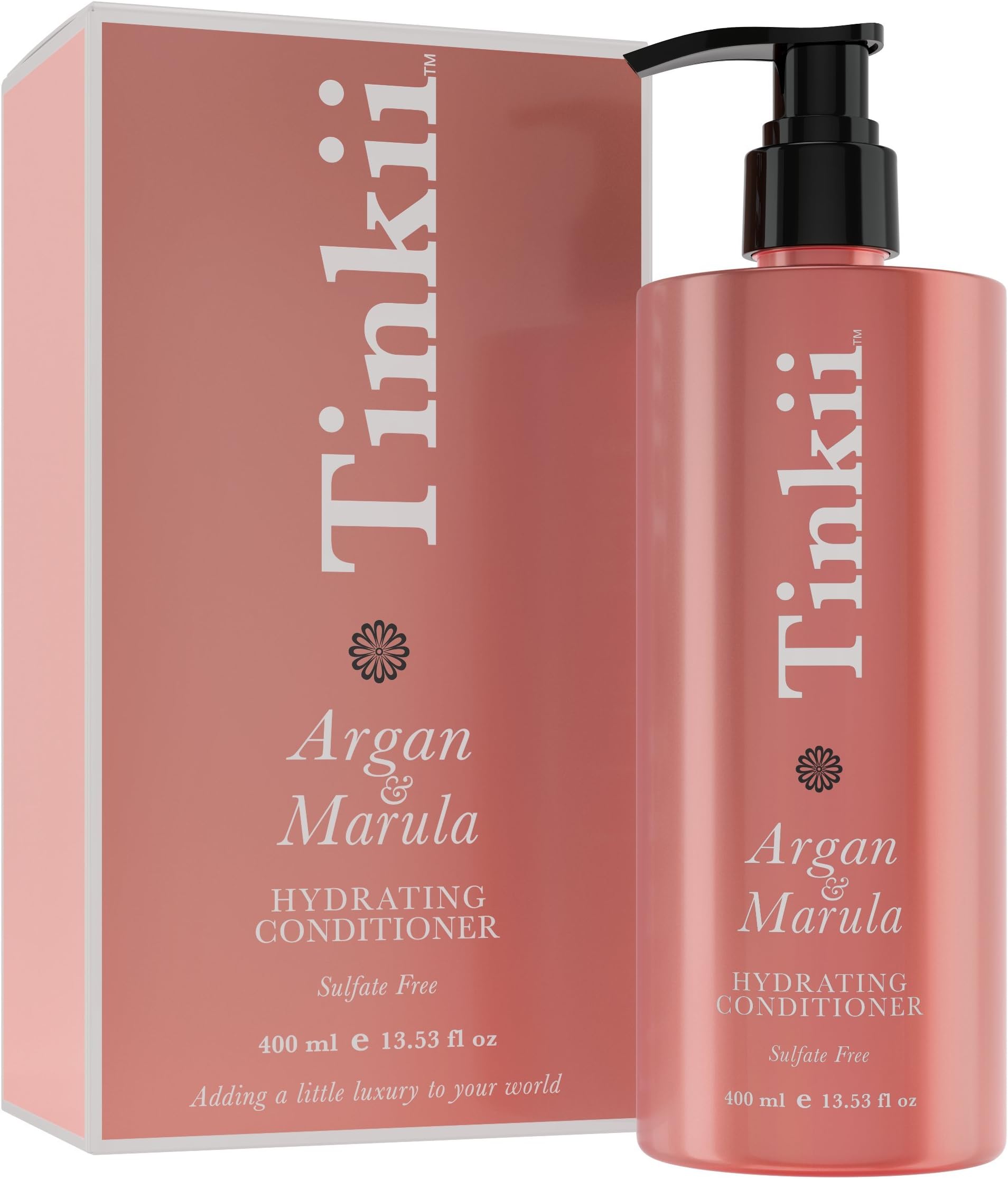 Argan and Marula Oil Hydrating Conditioner (13.53oz/400ml) - Sulfate Free Salon Quality Conditioner that Nourishes, Conditions and Protects - 100% Safe For Color Treated Hair