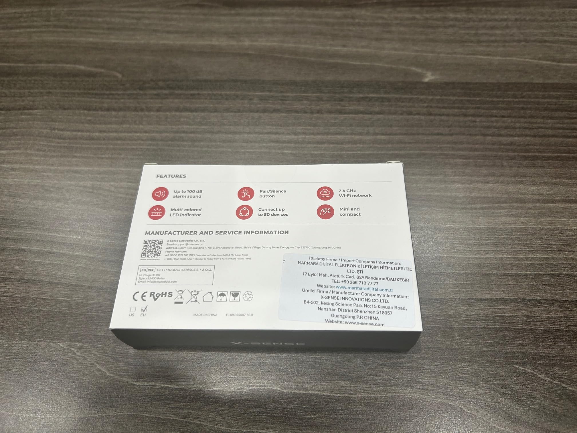 X-Sense Station de base Smart Home, renforcez votre réseau de sécurité domestique avec jusqu'à 50 appareils (fumée, chaleur, monoxyde de carbone, détecteurs de murs d'eau, tracker d'humidité, etc
